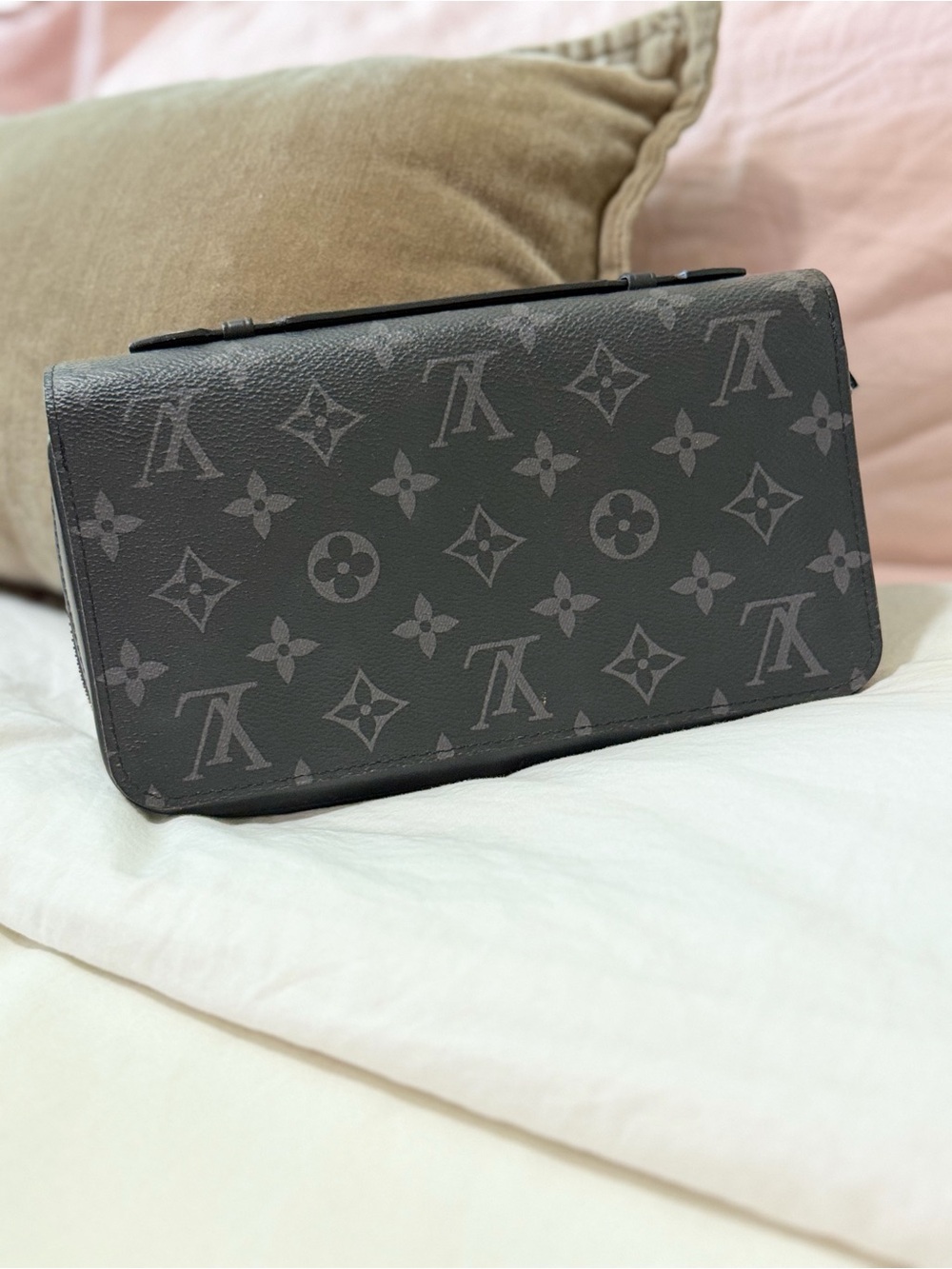 Louis Vuitton Monogram Eclipse Zippy XL wallet